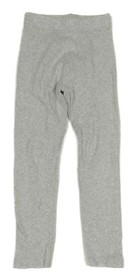 Svetlosivé melírované rebrované legíny Nutmeg