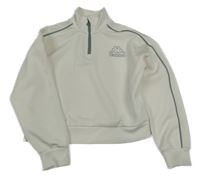 Smotanová crop mikina s logom KappaxPrimark