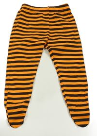 Oranžovo-černé pruhované polodupky