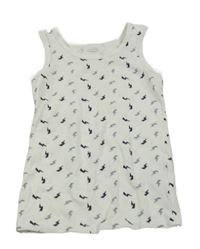 Biele tielko s bleskami Zeeman