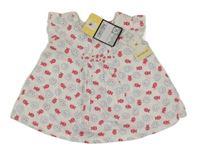 Nové - Biela tunika s mušlemi a rybkami C&A