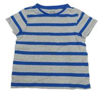 Sivo-modré pruhované tričko Kiki&Koko