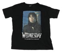 Čierne tričko s Wednesday