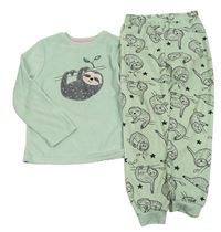 Mintové sametové vzorované pyžamo s lenochody Primark