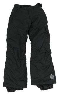 Černé šusťákové funkční oteplovačky Crivit