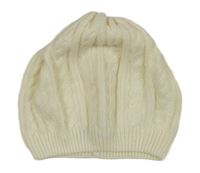 Smotanová vzorovaná čapica