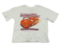 Bílé tričko s Cars Disney