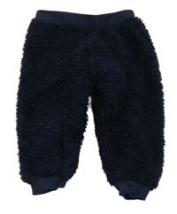 Tmavomodré chlpaté tepláky Lupilu