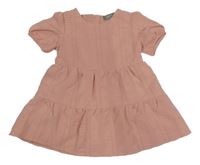 Svetloružové vzorované šaty Primark