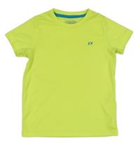 Neonově žluté sportovní tričko 