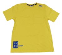 Žlté tričko s logom FILA