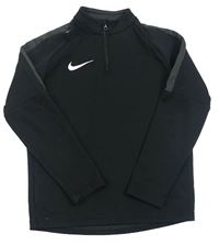 Černá sportovní mikina s logem Nike