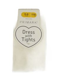 Bílo-tmavomodré punčocháče Primark