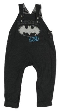 Tmavošedé laclové tepláky - Batman George