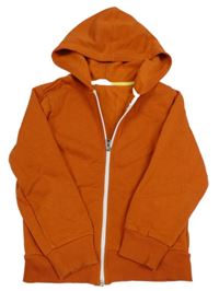 Oranžová prepínaci mikina s kapucňou zn. H&M