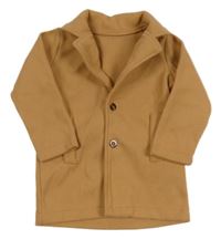 Okrový flaušový kabátek