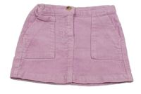 Ružová menšestrová sukňa H&M