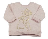 Světlerůžová mikina s Bambim George