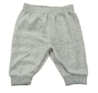 Sivé zamatové tepláky Ergee