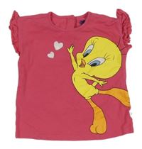 Ružové tričko s Tweetym