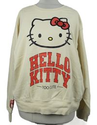 Dámská béžová mikina s Hello Kitty Sanrio 