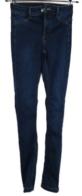 Dámske tmavomodré skinny rifle Calzedonia