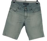 Pánské šedé riflové kraťasy C&A vel. 32
