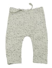 Biele ľahké tepláky s fľakmi Matalan