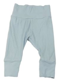 Svetlomodré rebrované ľahké tepláky Primark