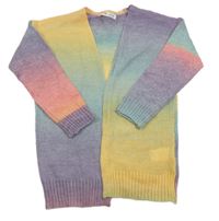 Farebný pletený cardigan Shein