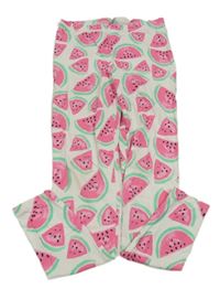 Bílé legíny s melouny TU