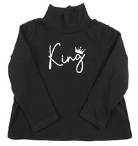 Čierny rolák s nápisom Shein