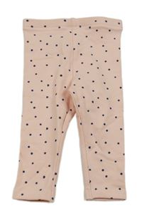Svetloružové bodkovaná é legíny Primark