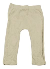 Svetlobéžové spodné nohavice Zara