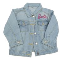 Svetlomodrá rifľová bunda s nápisom LC Waikiki