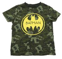 Khaki-zelenoé army tričko s Batmanem 