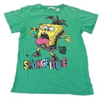 Zelené tričko se SpongeBobem H&M