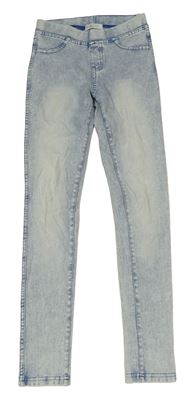 Svetlomodré plesňové džegíny H&M