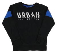 Čierna mikina s nápisom Pepperts