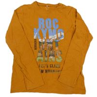 Medové triko s nápisem Name it