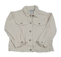 Světlerůžová riflová bunda Zara