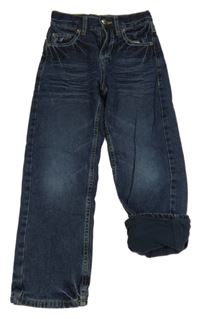 Tmavomodré podšité rifle TCM