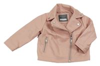 Ružová koženková bunda Primark