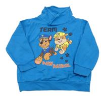 Modrá mikina s komínovým límcem - Tlapková patrola Nickelodeon