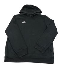 Čierna mikina s kapucňou Adidas