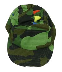 Khaki army plátenná šiltovka zn. M&S