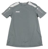 Šedo-bílé sportovní tričko Jako