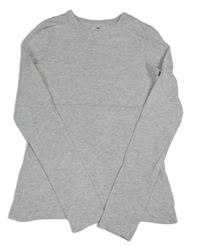 Šedé melírované triko H&M