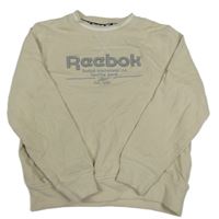 Béžová mikina s logem Reebok