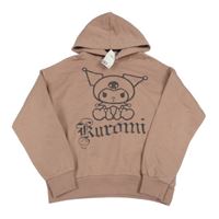 Nové - Starorůžová mikina Kuromi s kapucí H&M